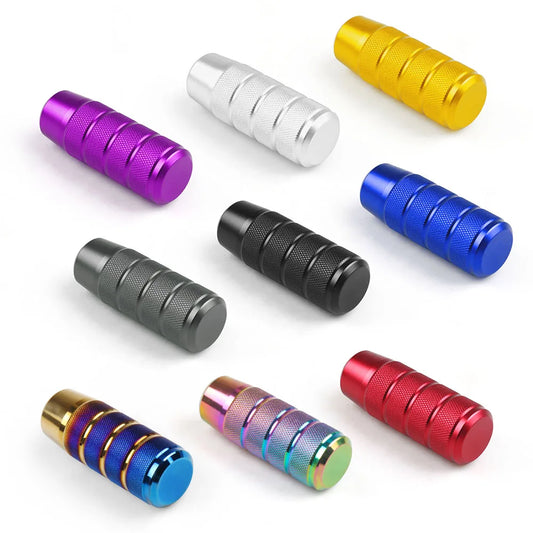 95mm Aluminum Gear Shift Knob – Universal Non-Slip Manual Shifter (Multiple Colors)