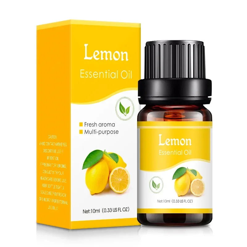 18 Flavors Essential Oils for Aroma Diffuser – 10ml Air Freshener Scents for Car Humidifiers