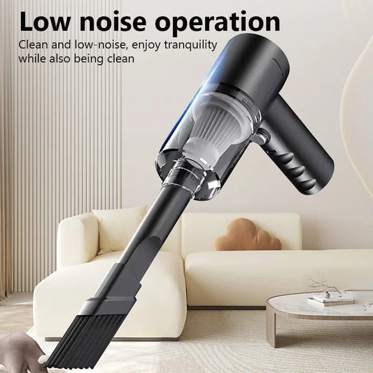 Wireless Handheld Vacuum Cleaner – Powerful 120W Dual-Use for Car & Home