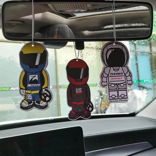 JDM Car-Themed Hanging Air Freshener – Rearview Mirror Perfume Decoration