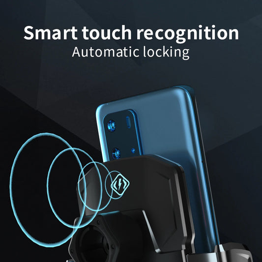 66W Wireless Car Charger – Auto-Clamp Phone Holder for iPhone & Android