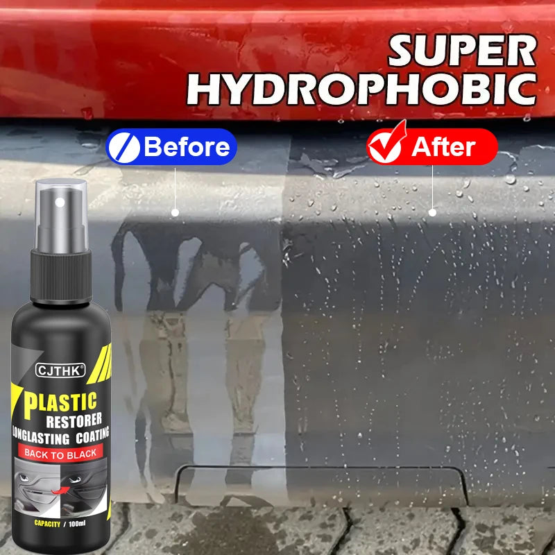 Back to Black – Long-Lasting Car Plastic & Trim Restorer with Ceramic Coating