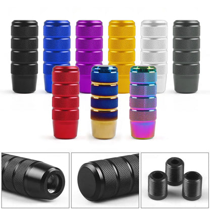 95mm Aluminum Gear Shift Knob – Universal Non-Slip Manual Shifter (Multiple Colors)