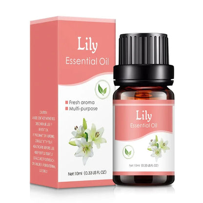 18 Flavors Essential Oils for Aroma Diffuser – 10ml Air Freshener Scents for Car Humidifiers