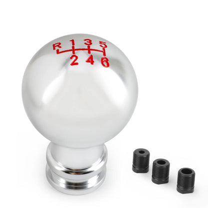 5/6/10 Speed Aluminum Gear Shift Knob – Universal Fit for Manual Transmission – M8, M10, M12