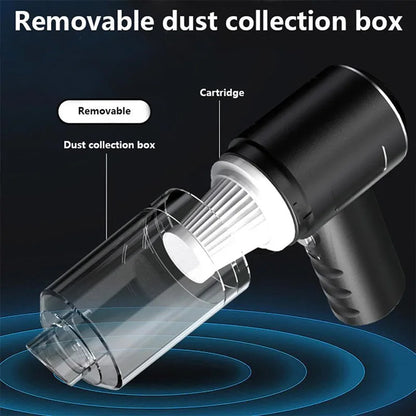 Wireless Handheld Vacuum Cleaner – Powerful 120W Dual-Use for Car & Home