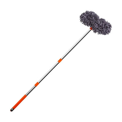 Double Brush Head Car Cleaning Mop – Telescopic Chenille Wash Mop