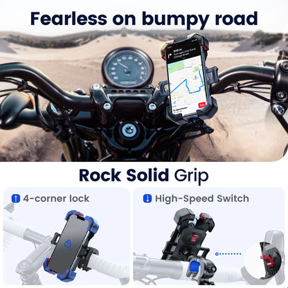 Joyroom 360° Bike Phone Holder – Universal Mount for 4.7–7" Phones