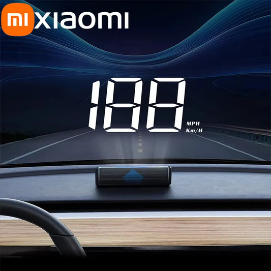 Xiaomi In-vehicle Speedometer HUD Head Up Display Digital Speed Mete GPS Compass Multifunctional Car Windshield Projector 2025