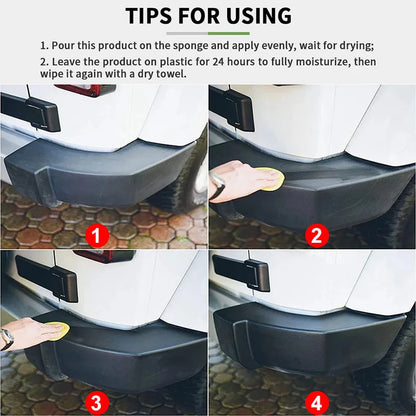 Back to Black – Long-Lasting Car Plastic & Trim Restorer with Ceramic Coating