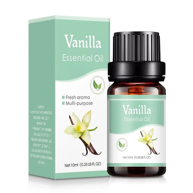 18 Flavors Essential Oils for Aroma Diffuser – 10ml Air Freshener Scents for Car Humidifiers
