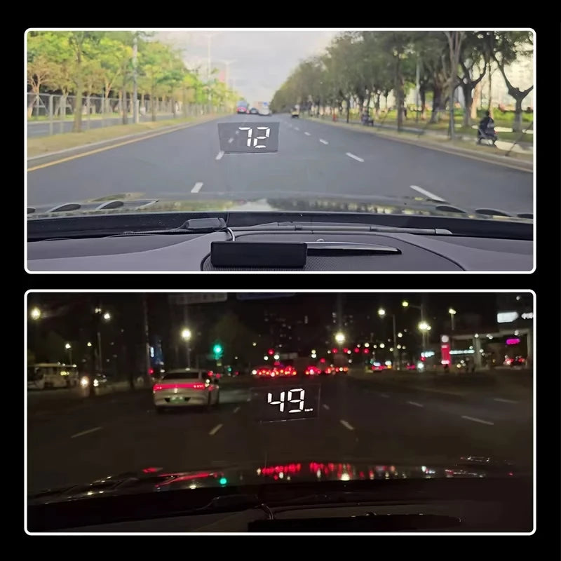 Xiaomi In-vehicle Speedometer HUD Head Up Display Digital Speed Mete GPS Compass Multifunctional Car Windshield Projector 2025