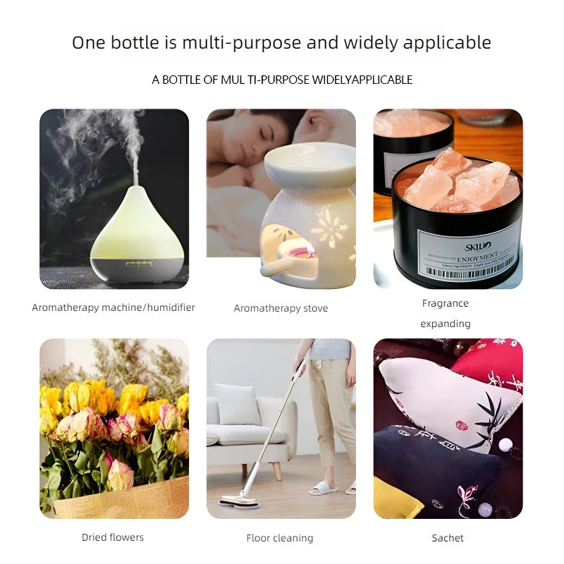 18 Flavors Essential Oils for Aroma Diffuser – 10ml Air Freshener Scents for Car Humidifiers