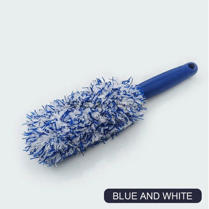 Plush Car Wheel & Rim Cleaning Brush – Professional Grade Tire Detailing Tool