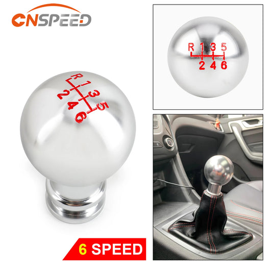 5/6/10 Speed Aluminum Gear Shift Knob – Universal Fit for Manual Transmission – M8, M10, M12