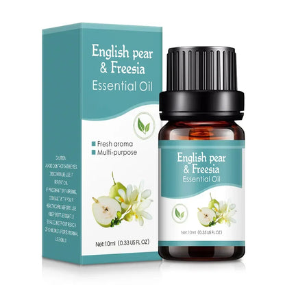 18 Flavors Essential Oils for Aroma Diffuser – 10ml Air Freshener Scents for Car Humidifiers