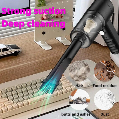 Wireless Handheld Vacuum Cleaner – Powerful 120W Dual-Use for Car & Home