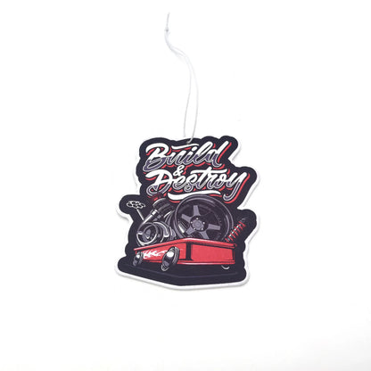 JDM Car-Themed Hanging Air Freshener – Rearview Mirror Perfume Decoration