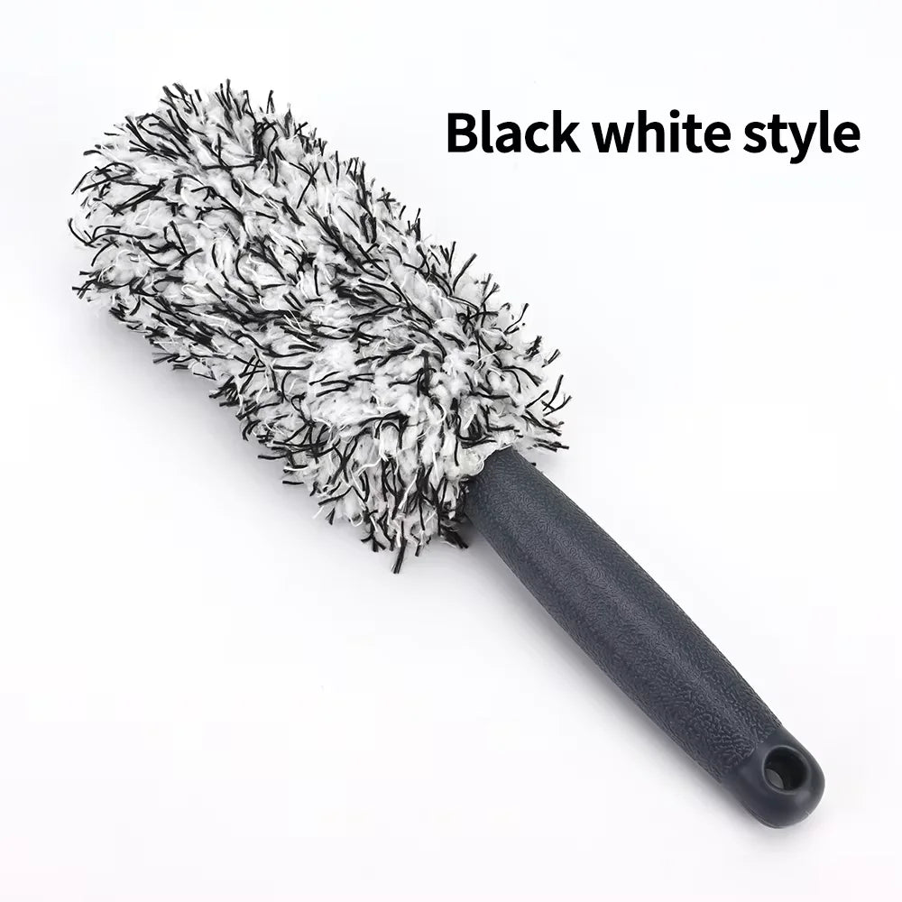 Plush Car Wheel & Rim Cleaning Brush – Professional Grade Tire Detailing Tool