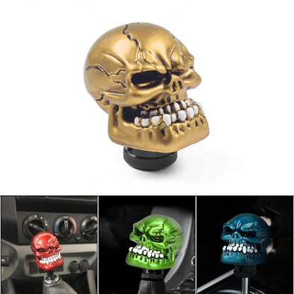 Universal Skull Gear Shift Knob – Sporty Manual Transmission Knob – 66mm Premium Quality