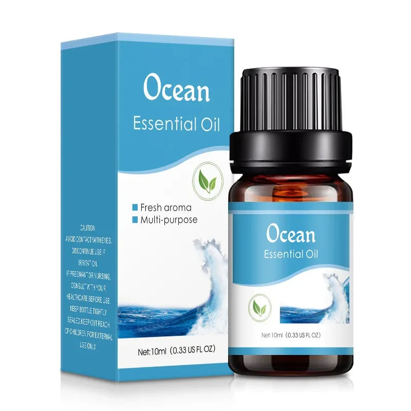 18 Flavors Essential Oils for Aroma Diffuser – 10ml Air Freshener Scents for Car Humidifiers