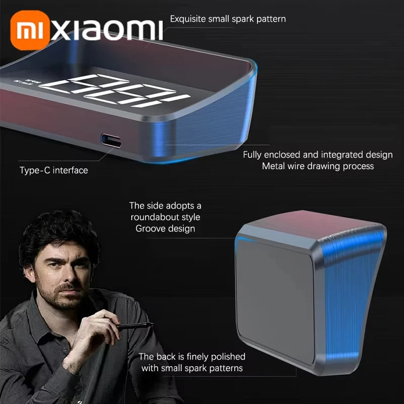 Xiaomi In-vehicle Speedometer HUD Head Up Display Digital Speed Mete GPS Compass Multifunctional Car Windshield Projector 2025
