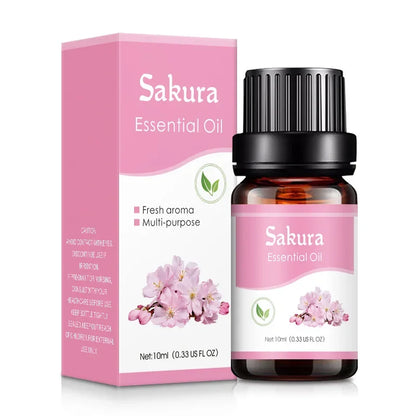 18 Flavors Essential Oils for Aroma Diffuser – 10ml Air Freshener Scents for Car Humidifiers