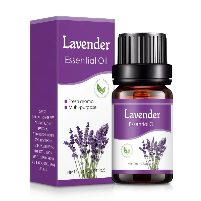 18 Flavors Essential Oils for Aroma Diffuser – 10ml Air Freshener Scents for Car Humidifiers