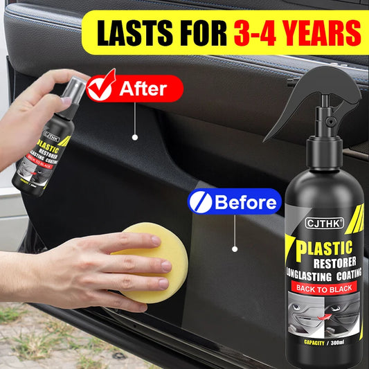 Back to Black – Long-Lasting Car Plastic & Trim Restorer with Ceramic Coating