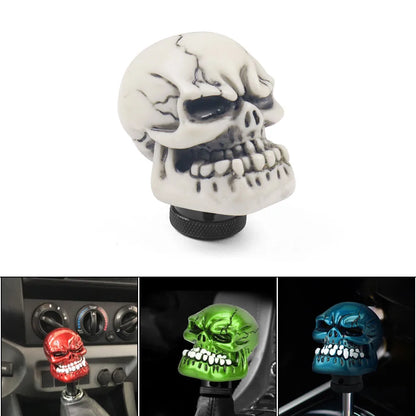 Universal Skull Gear Shift Knob – Sporty Manual Transmission Knob – 66mm Premium Quality