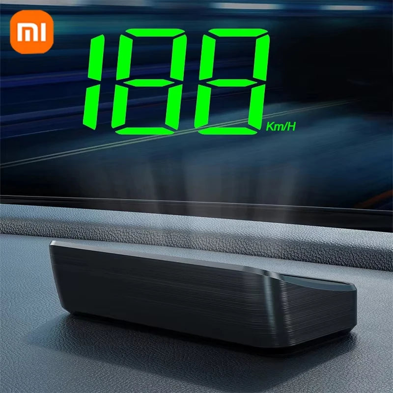 Xiaomi In-vehicle Speedometer HUD Head Up Display Digital Speed Mete GPS Compass Multifunctional Car Windshield Projector 2025