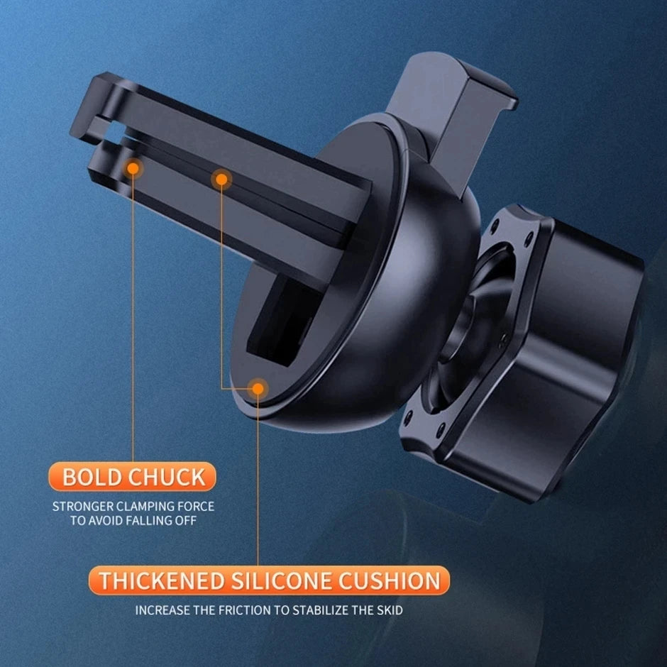 30W Magnetic Wireless Car Charger – Auto-Clamp Phone Mount with Fast Charging