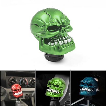 Universal Skull Gear Shift Knob – Sporty Manual Transmission Knob – 66mm Premium Quality