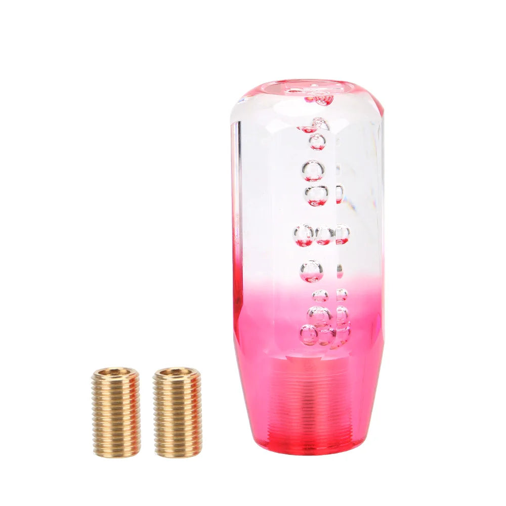 Crystal Bubble Gear Shift Knob – 10/15CM Universal Fit for Manual Transmission