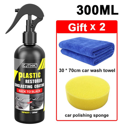 Back to Black – Long-Lasting Car Plastic & Trim Restorer with Ceramic Coating