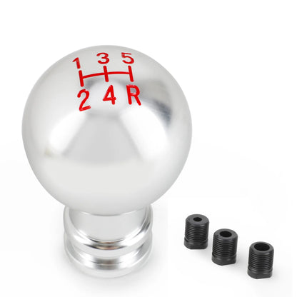 5/6/10 Speed Aluminum Gear Shift Knob – Universal Fit for Manual Transmission – M8, M10, M12