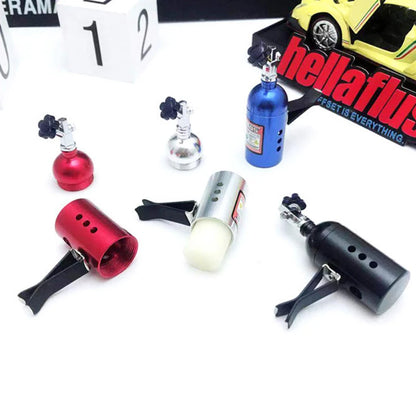 NOS Nitrogen Bottle Car Air Freshener – Aromatherapy Vent Perfume with 4 Fragrance Options